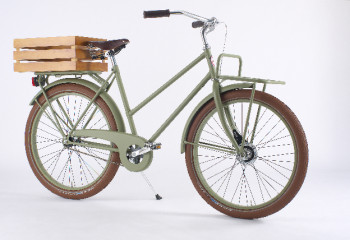 Blume Vintage Country Donna Messenger cesta verde militar w
